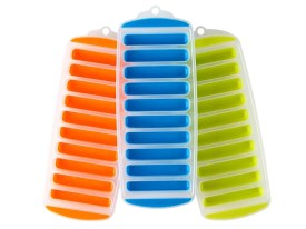 Molde silicona cubitos 12 barritas plastico-goma
